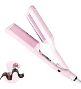1 1/4 Inch Hair Waver Crimper,Cimper Tool Hair Crimper Waver,Deep Wave Iron with 2 Ceramic Barrel...