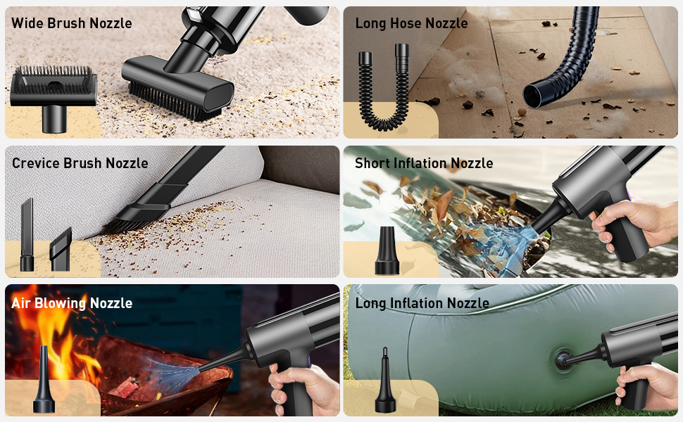 Small Car Vacuums Cleaner and Air Duster