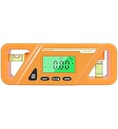 Mulcort Digital Torpedo Level and Protractor, Magnetic Angle Meter, Electronic Bubble Inclinomete...