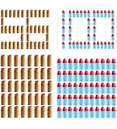 Tcxomino Soft Bullet Toy Gun Supplementary Soft Bullets Included 100 EVA Foam Bullets &amp; 56 Shells