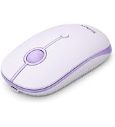 seenda MOU001 Bluetooth Wireless Mouse, 3-Device Connection (USB &amp; Dual Bluetooth), Ergonomic Mou...