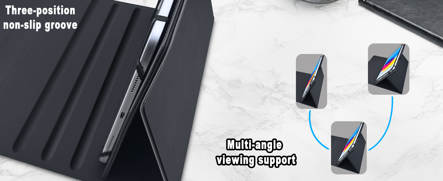 Universal Tablet Backlit Keyboard Case Black - 9