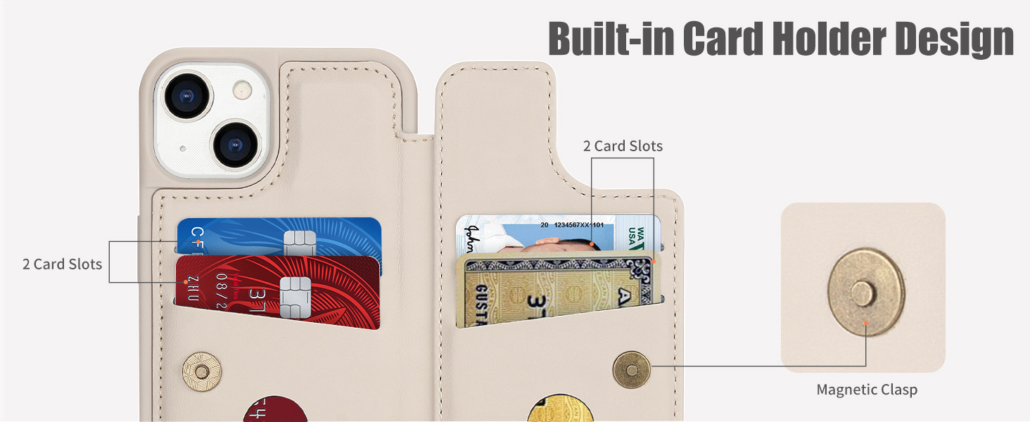 iphone 13 wallet case with card holder iphone 14 wallet case for women