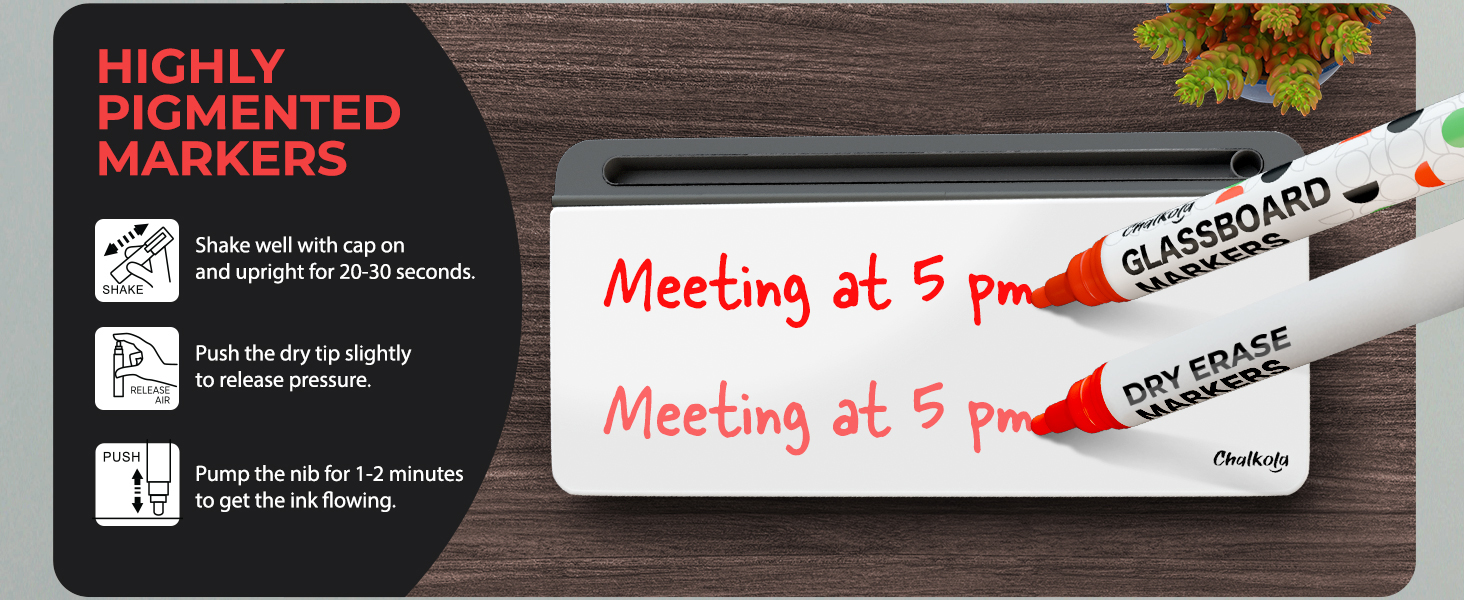 Chalkola Desktop Glassboard