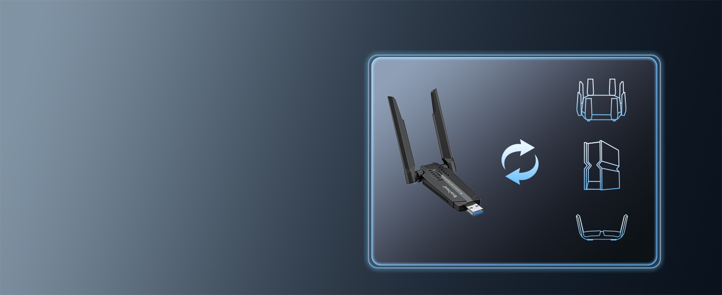 Linux USB WiFi Adapter Works with a Wide Range of WiFi Routers and Mesh Systems
