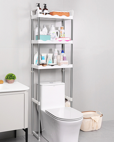 Over The Toilet Storage Shelf, Multipurpose Toilet Storage Rack, 3-Tier