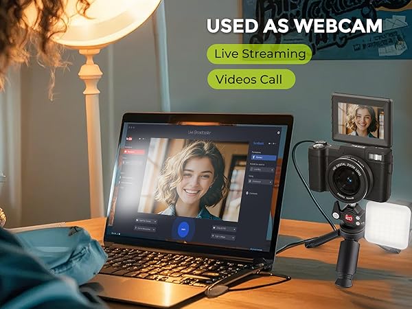 digital camera bluetooth to phone webcam live streaming