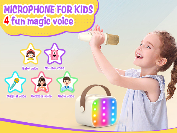karaoke machine with voice changer effect