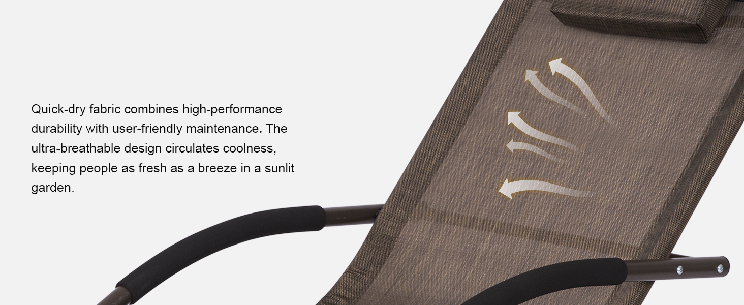 breathable lounge chair