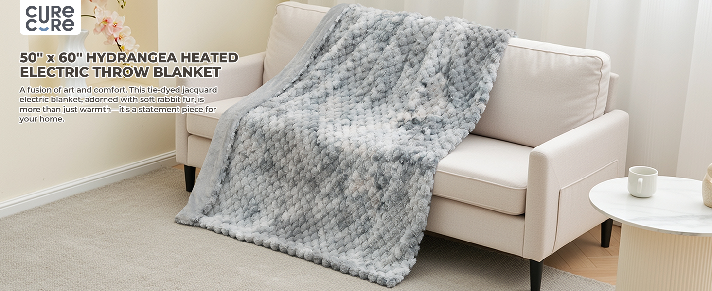 Heated Throw Blanket 50&amp;#34;x60&amp;#34;