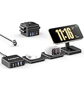 7-in-1 Wireless Charging Station for Apple Devices, ACOZVIN Foldable Magnetic Wireless Charger, 4...