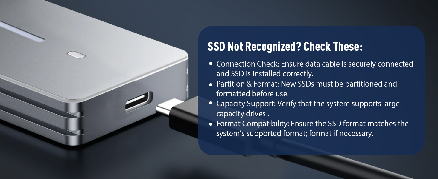 M.2 NVMe SATA SSD Enclosure