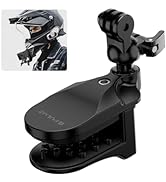 PULUZ Motorcycle Helmet Chin Clamp Mount for GoPro Hero 12, 11, 10/DJI Osmo Action 4/Insta360 X3/...