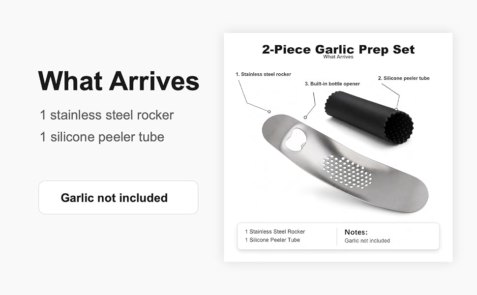 Garlic Press Rocker Stainless Steel