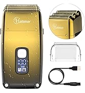 Hatteker Foil Head Shaver Triple Blades Shaver Electric Shaver Razor for Men Close Bald Head Barb...