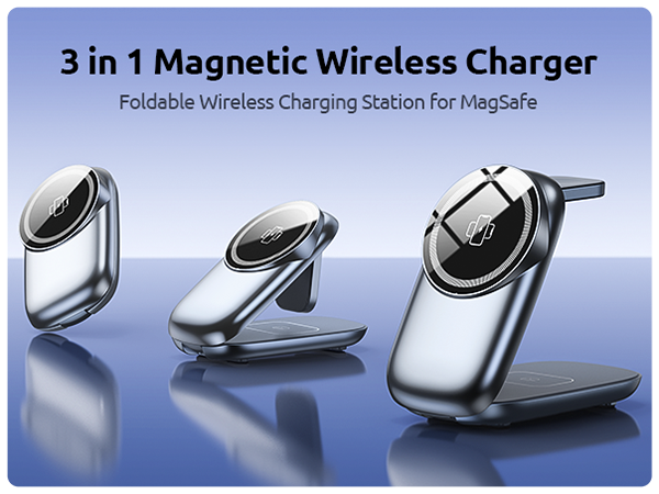 3-in-1 Wireless Charging Station for MagSafe