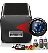 DIVINEEAGLE Charger with Full HD Dome Camera - Premium 1080p Cam with Motion Detection for Home S...