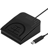 iKKEGOL Upgraded USB Single Foot Pedal Optical Switch Control One Key Program Computer Keyboard M...