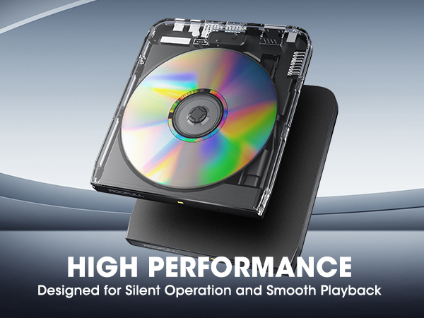 ROOFULL RF31-M external CD/DVD drive with high performance disc loader
