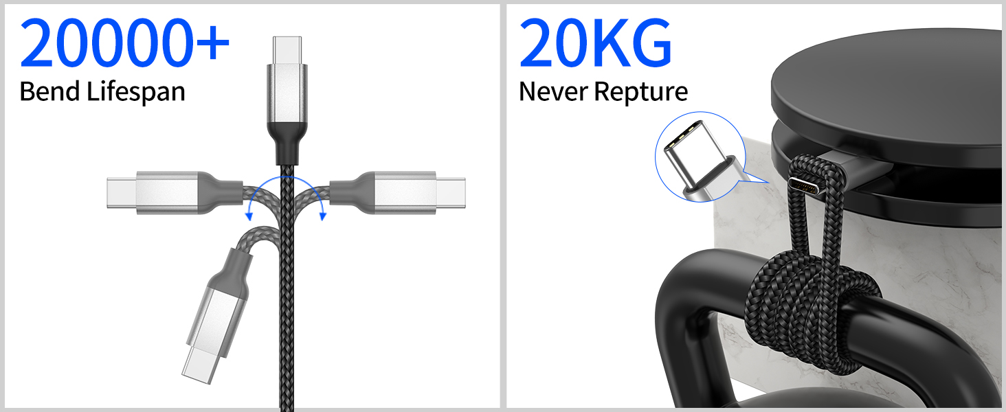 Short USB C Charger Cable