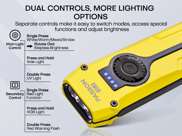flat flashlight rechargeable