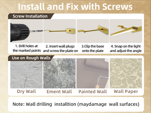 photo lights for wall