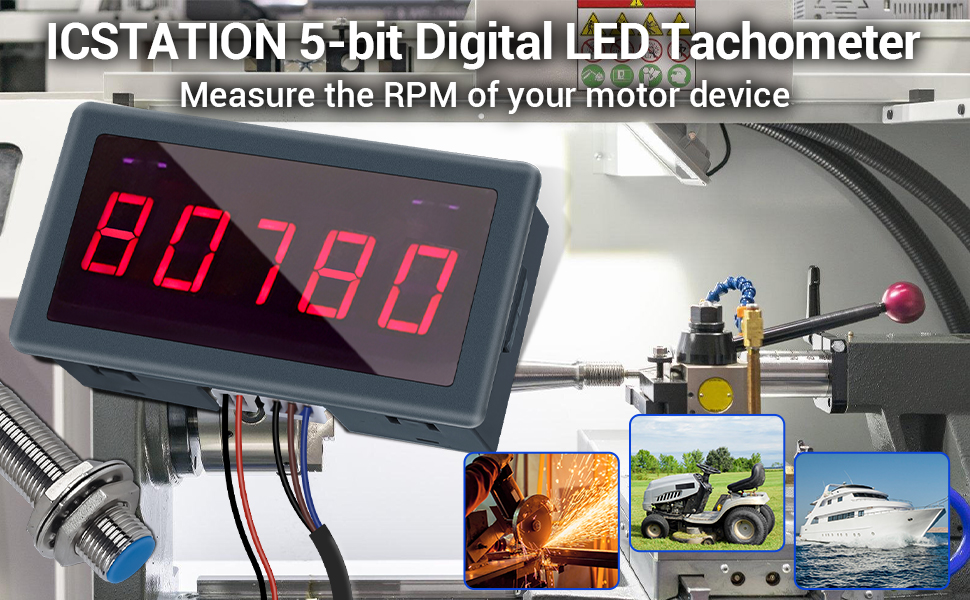 Digital LED Tachometer