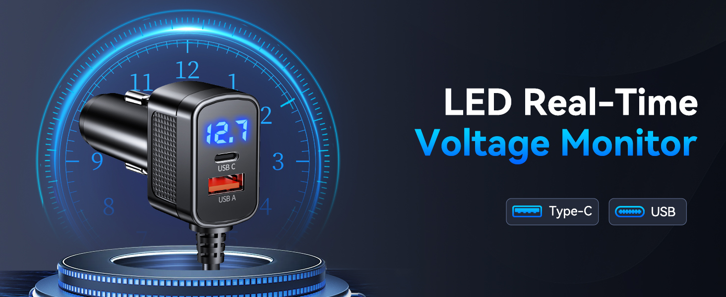 LED Real-Time Voltage Monitor