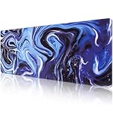 ALOANES Waterproof Mouse Pad with Durable Stitched Edge, Large Gaming Keyboard Pad, Non-Slip Rubb...