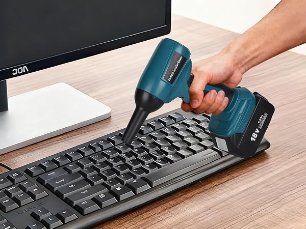 Electric pc air spray can duster for computer air blower for pc