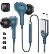 USB C Headphones Wired Earbuds for iPhone 17 16 Pro Max Plus 15 for Samsung S26 S25 S24 Ultra S23...