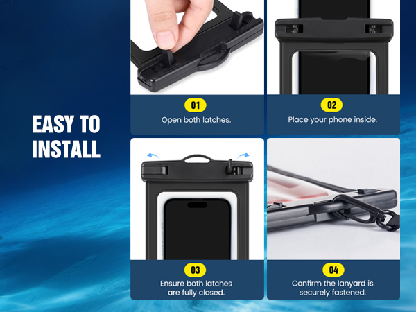 waterproof cell phone pouch case iphone
