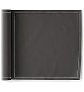 MY DRAP Cloth Washable and Reusable Dinner Napkin - 12.6 x 12.6 in (24 Per Roll, Cotton Antracite...