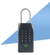 KENRONE Fingerprint Lock Box - App Controlled Combination Lock for House Keys - Key Lock Box for ...