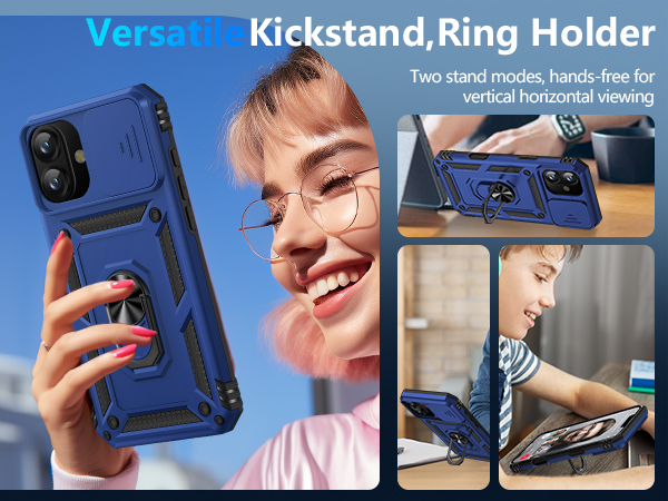 iPhone 17 blue phone case