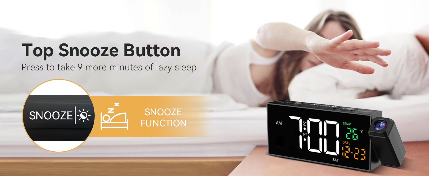 Digital Clock with Snooze Function