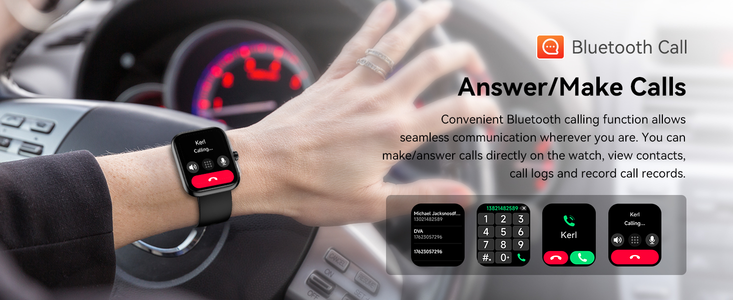 samrt watch for bluetooth call