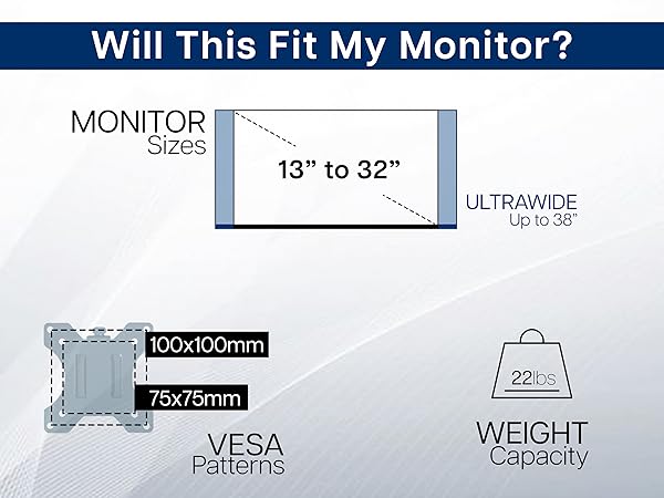 Free Standing Single Monitor Stand