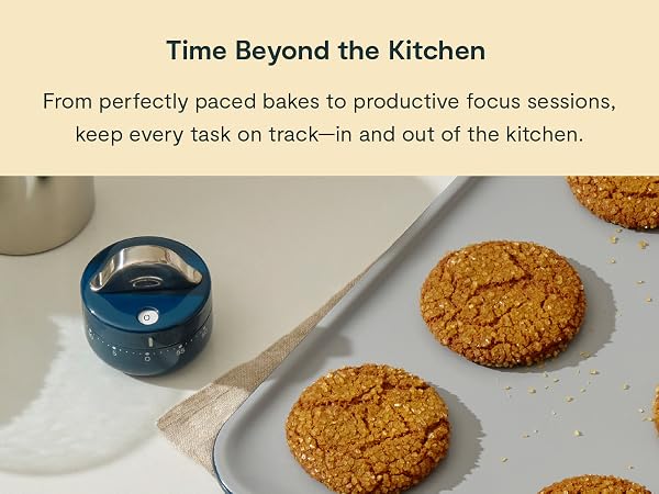 From perfectly paced bakes to productive focus sessions, keep every task on track.