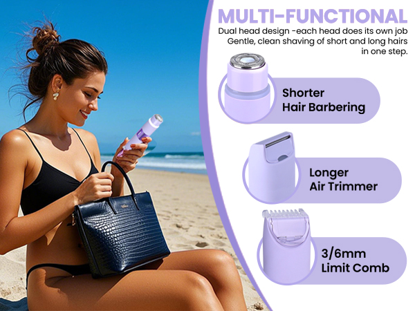 glow aura womens shaver