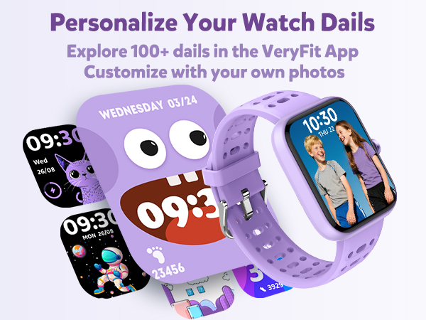 IP68 Waterproof Pedometer, Step Counter, Puzzle Games for Girls Teens 5-16, 81 Sport Mode