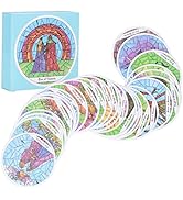 78Pcs Round Tarot Cards, Tarot Decks Beginner Board Game Fortune Telling Game Vintage Divination ...