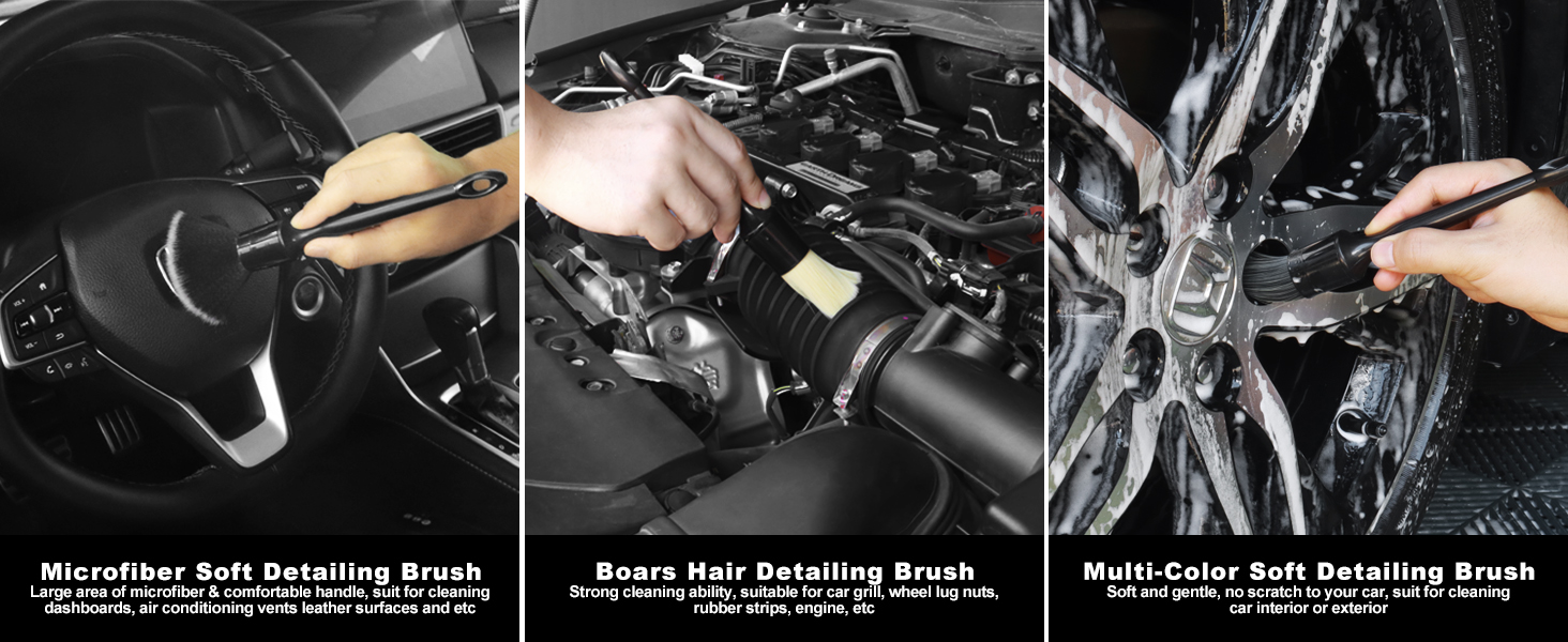Car Detailing Brushes
