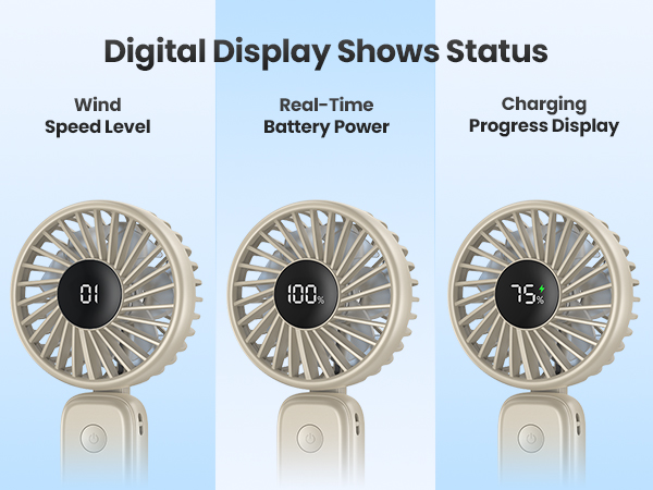 handheld rechargeable fan