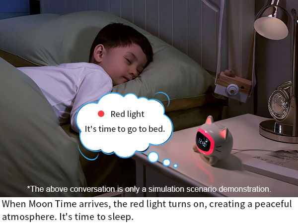 kids wake up light alarm clock