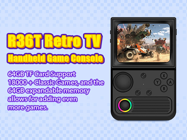 retro handheld game console gaming video consoles stick retroid pocket games hand held gameboy