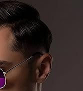 AIEYEZO Classic Aviator Polarized Sunglasses for Men Women Spring Hinge Metal Frame UV400 Protection