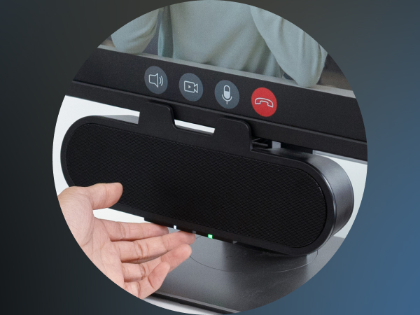 CA-2890PRO Being used in a virtual meeting