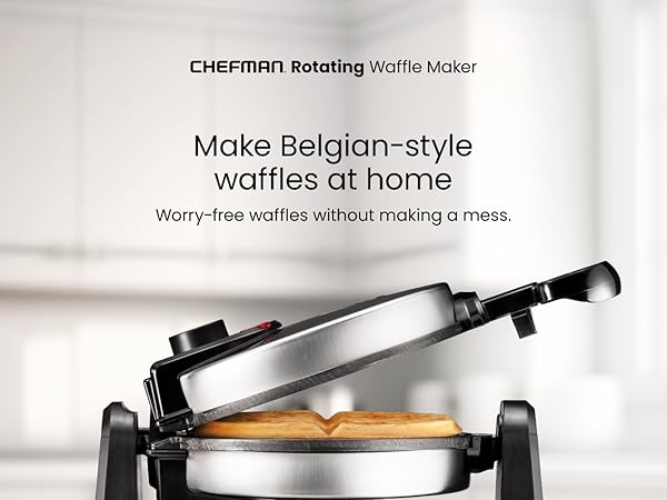 Make Belgian Style waffles at home