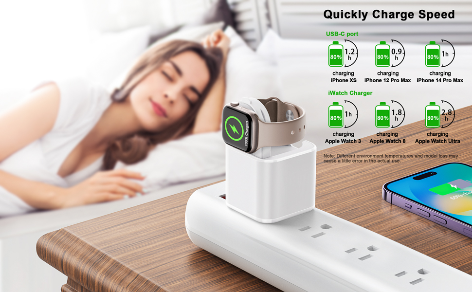 apple watch charger stand station dock